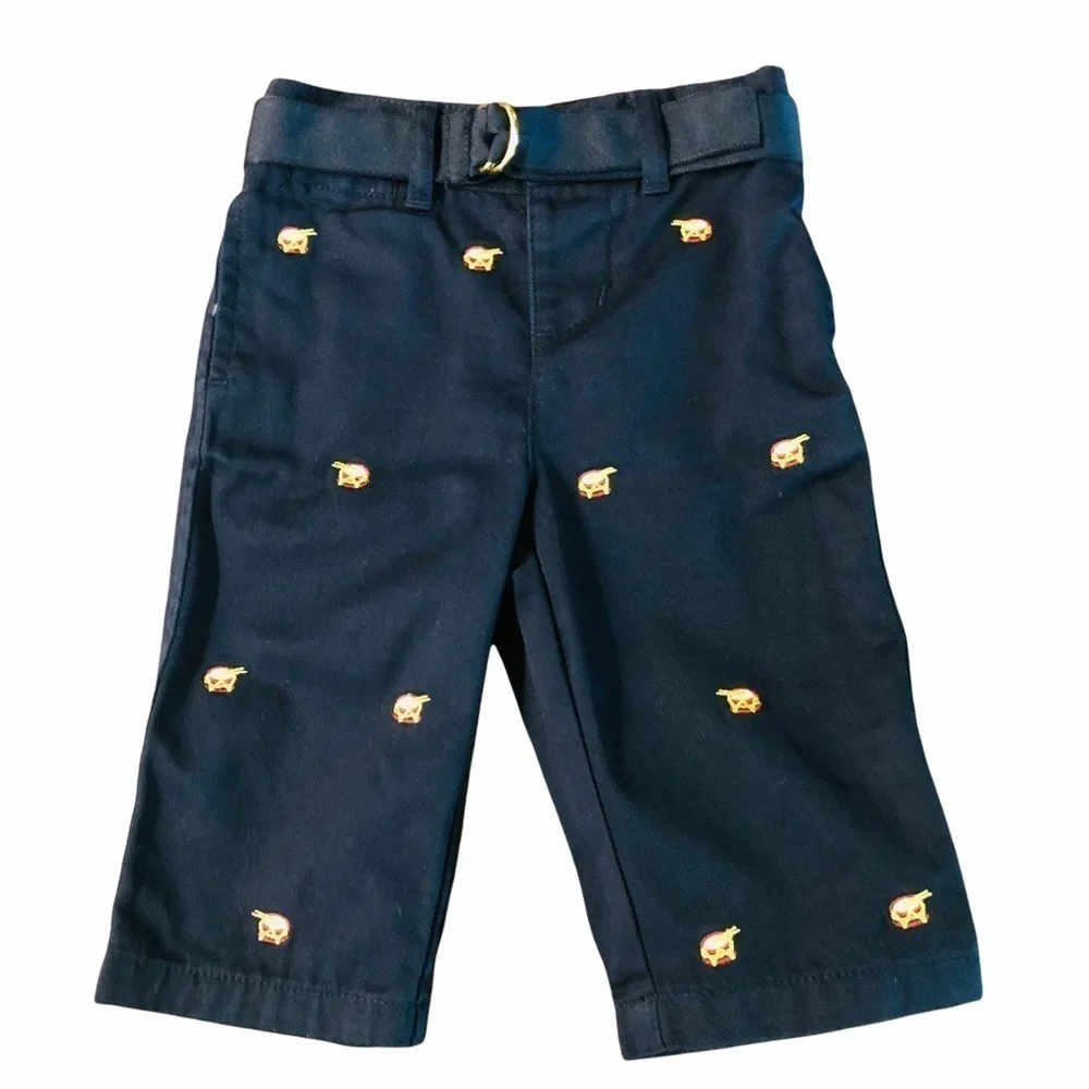 POLO RALPH LAUREN - Infant boys shirt and Christmas pants size 6 months